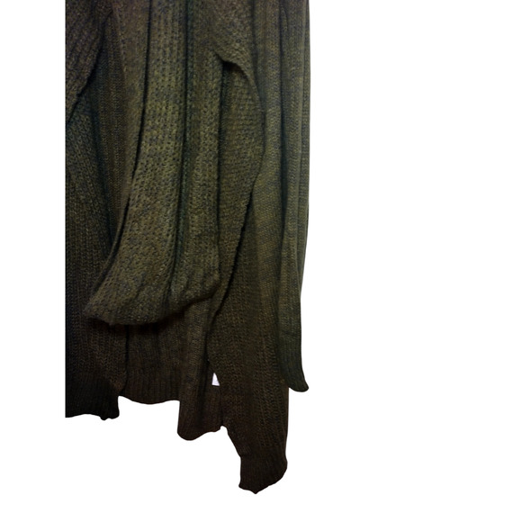 Derek Heart Womens Long Draped Sweater Blue & Green Size Medium - Picture 15 of 16